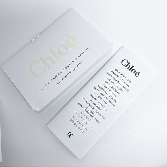 🍋 Chloé • Women Oversized Brown Gradient Sunglasses w/Case & Authenticity Card - Picture 7 of 9